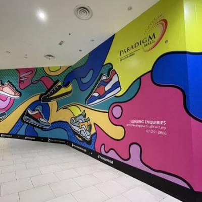 Shopping Mall Shop Lot Hoarding